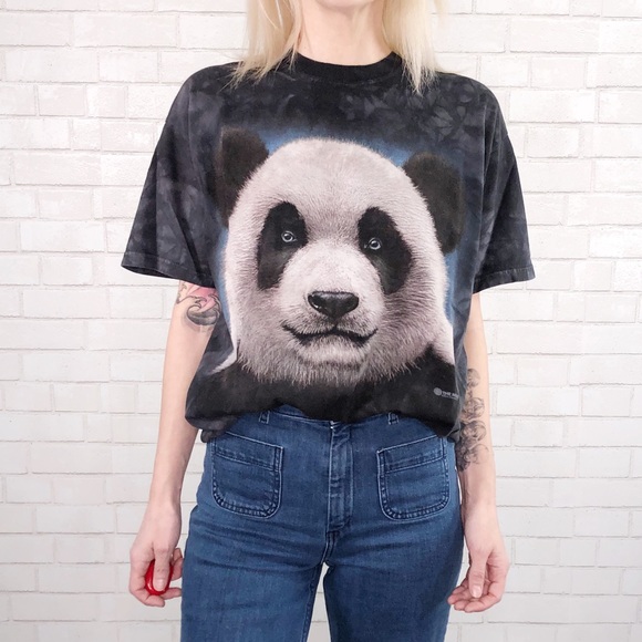 The Mountain Panda Bear 🐼 Face T-Shirt. Size Large. - Picture 5 of 15